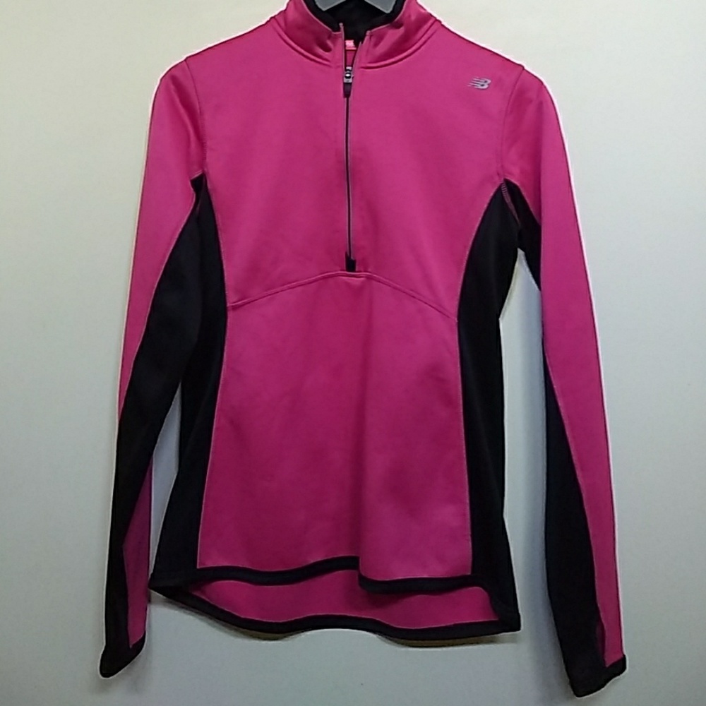 [New Balance] Pink fleece exercise top sz S